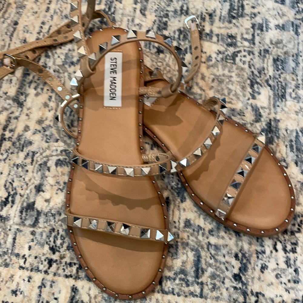 Steve Madden Studded Sandals 7.5